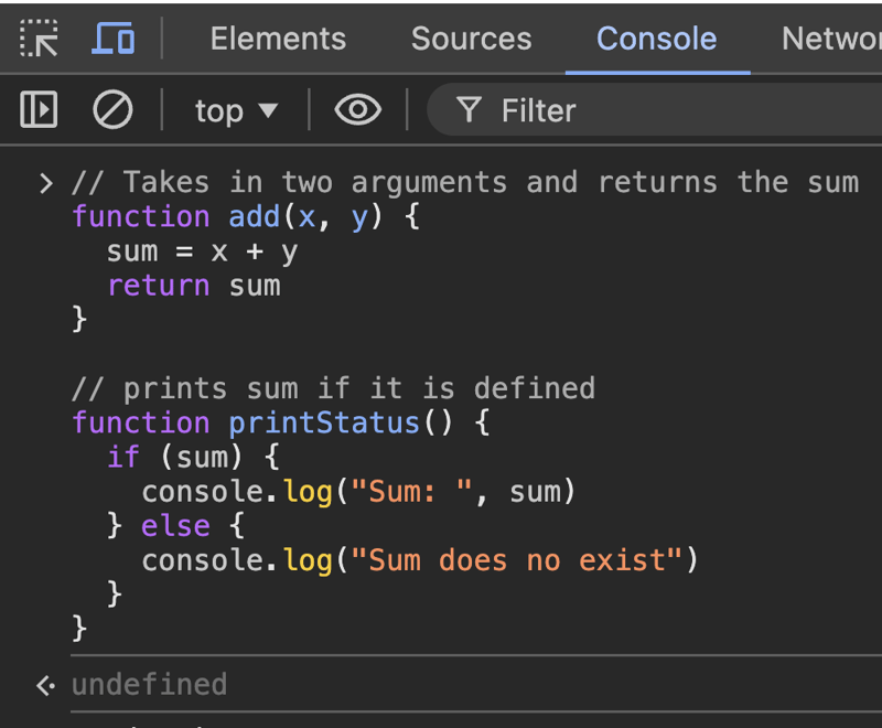 Intro to JS Variable Declarations