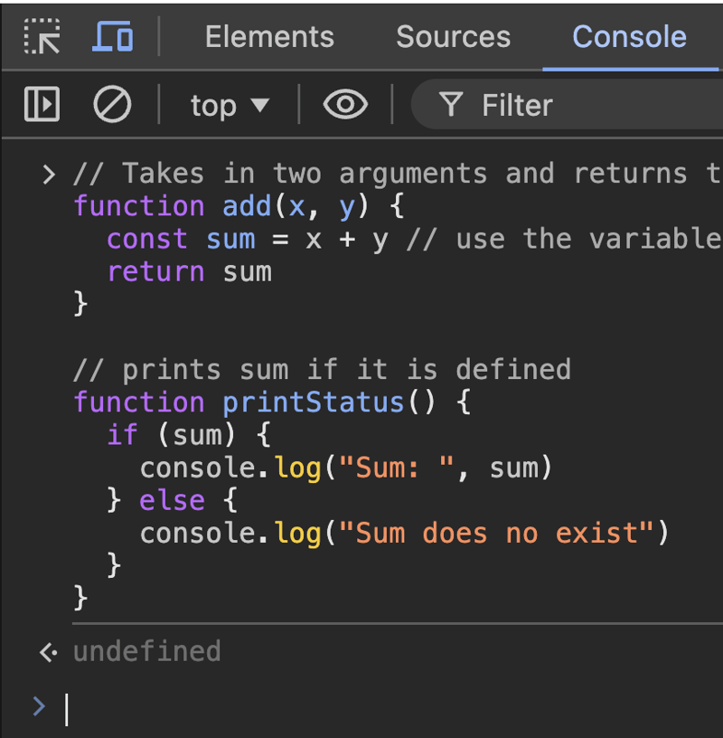 Intro to JS Variable Declarations