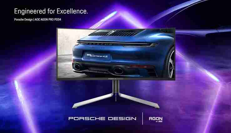 AGON PRO PD34: New QD-OLED gaming monitor from AOC and Porsche Design launches with Porsche 911 design inspirations