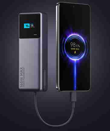 Xiaomi unveils new fast-charging power bank with built-in cable