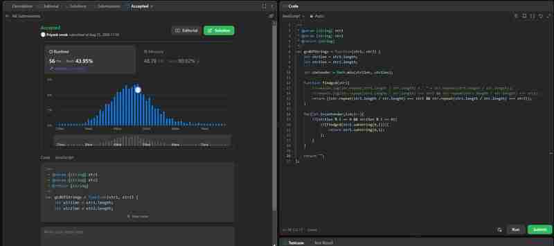 Leetcode: Greatest Common Divisor of Strings