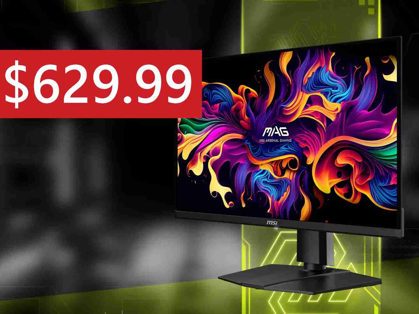 Deal | MSI MAG 27-inch 360 Hz QD-OLED gaming monitor with 98% AdobeRGB coverage drops to all-time low on Amazon