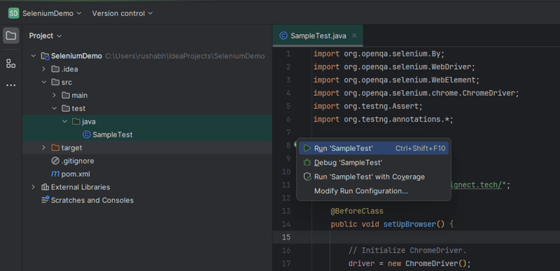 Test Automation: Guide to Selenium with Java and TestNG