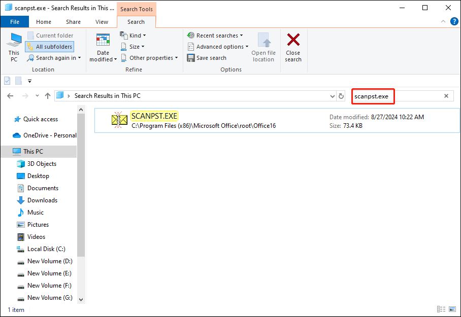 How to Fix Missing Outlook Scanpst.exe File on Windows?