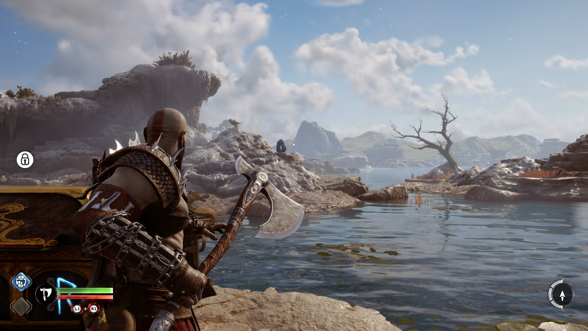 How do you get through the Aurvangar Wetlands in God of War Ragnarok?