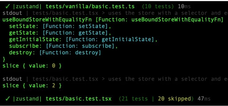 createWithEqualityFnImpl in Zustand’s source code explained.