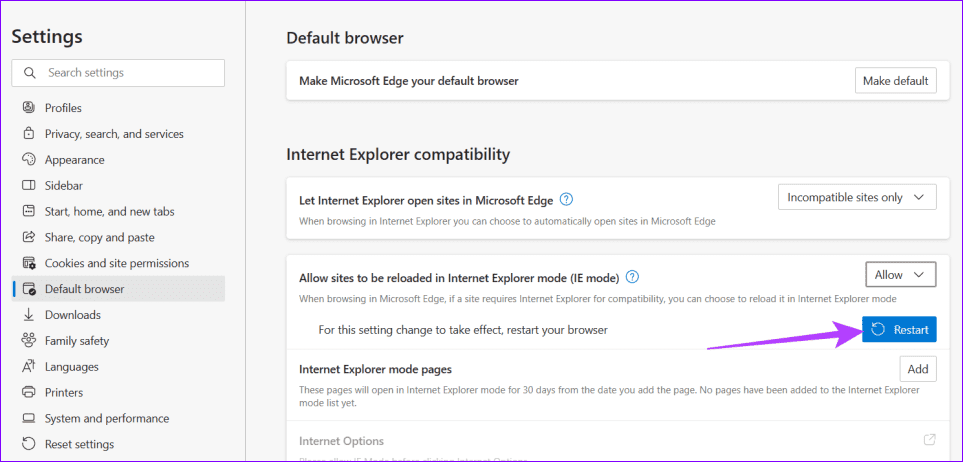 How to Enable or Disable Internet Explorer Mode in Edge