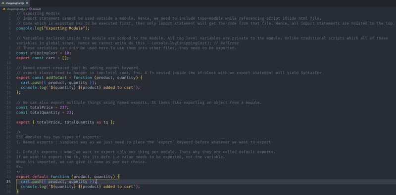 JavaScript Modules 