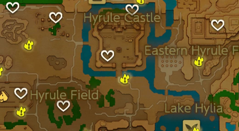 All Zelda: Echoes of Wisdom Heart Piece locations