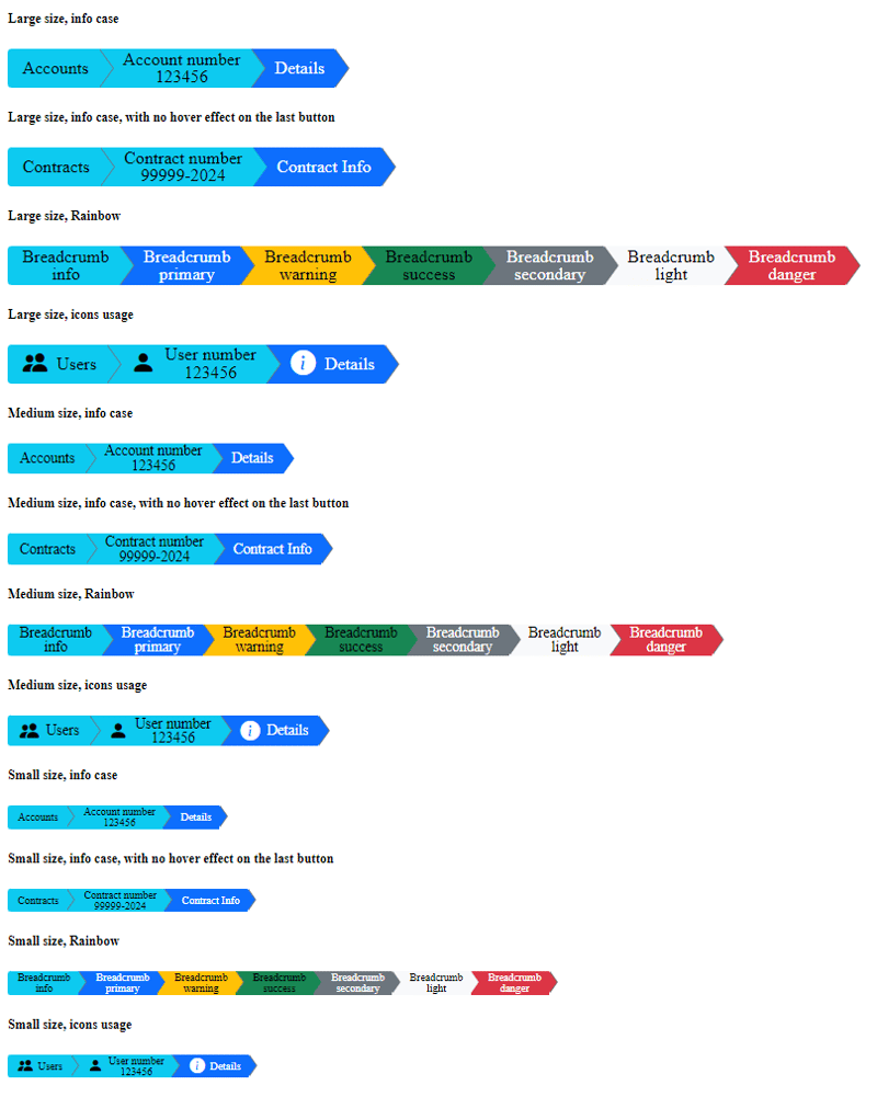 Custom Bootstrap readcrumbs -Ver 2