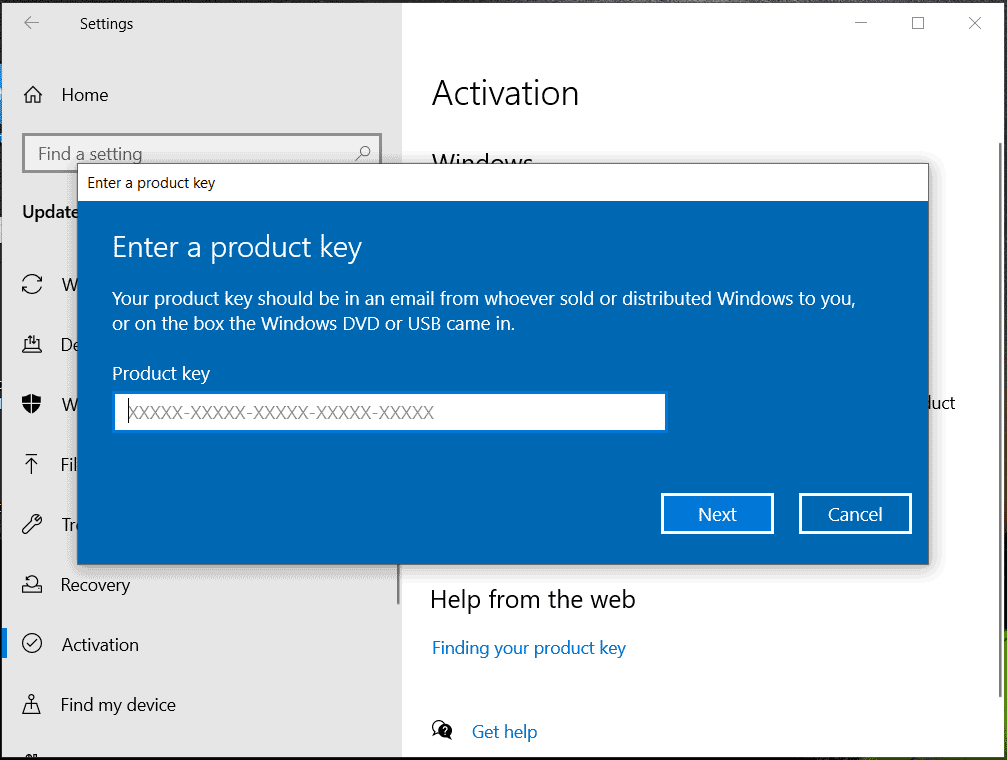 How to Fix Error Code 0xC004F213 in Windows 11/10 Activation?