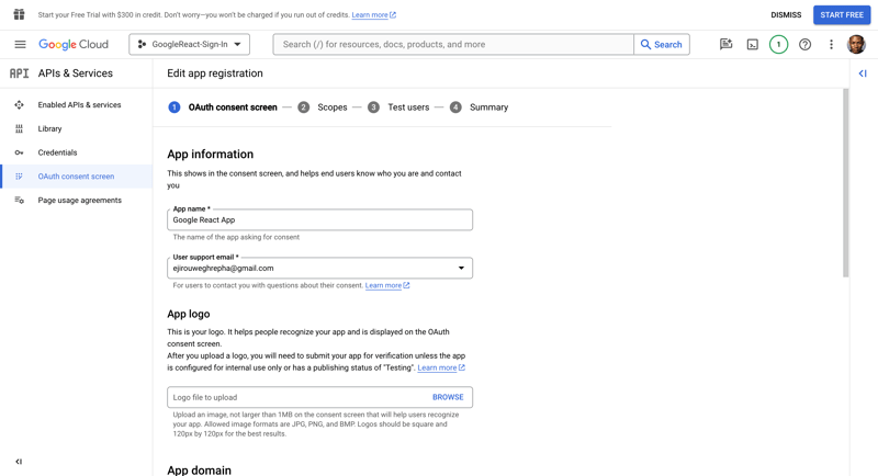 Obtaining a Google OAuth Client ID