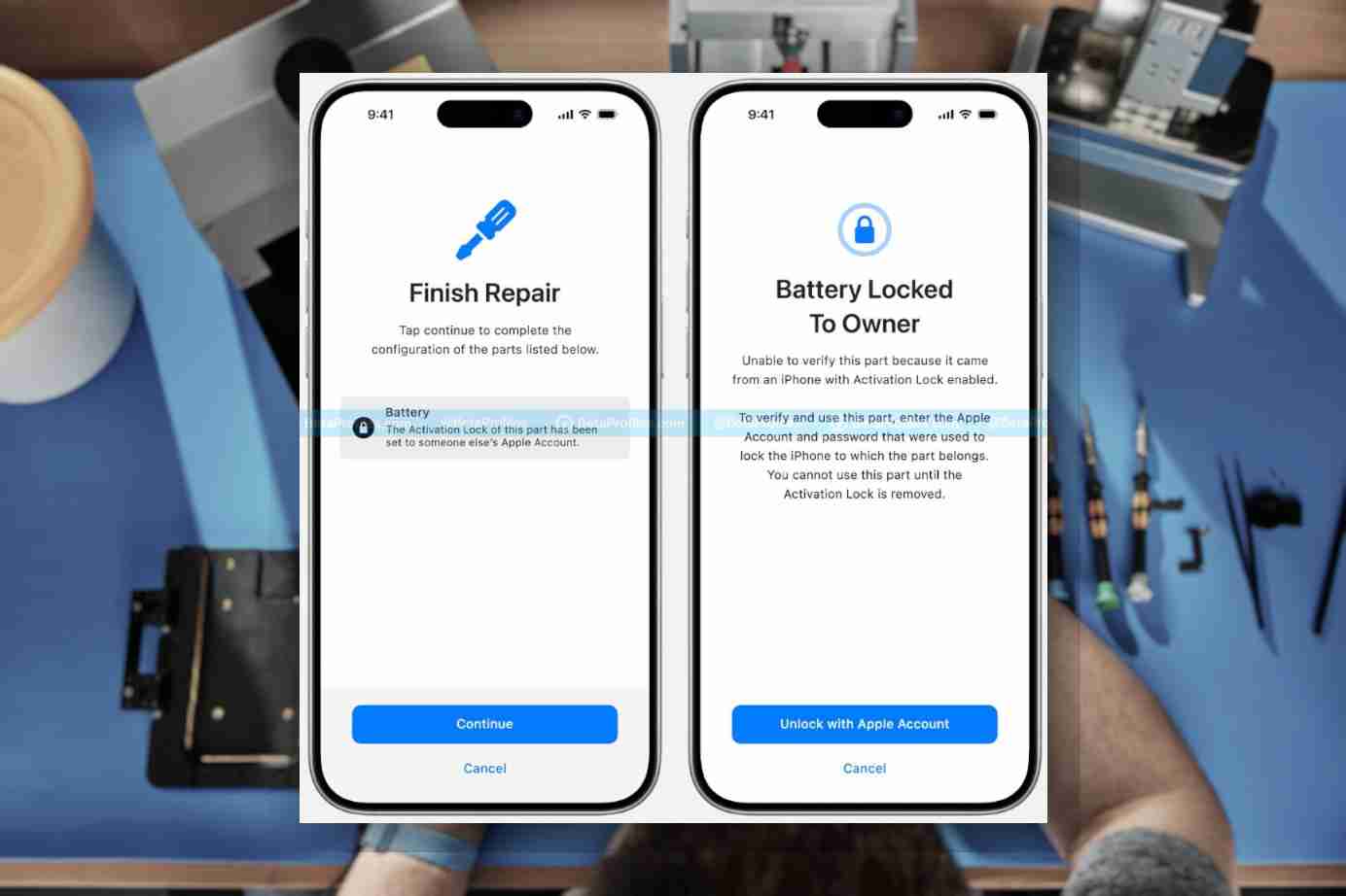 iPhone parts Activation Lock spotted in iOS 18 RC — may be Apple\'s latest blow to right to repair sold under the guise of user protection