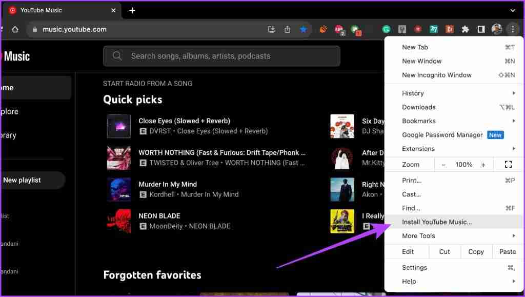 How to Install YouTube Music App on Desktop (Windows and Mac)