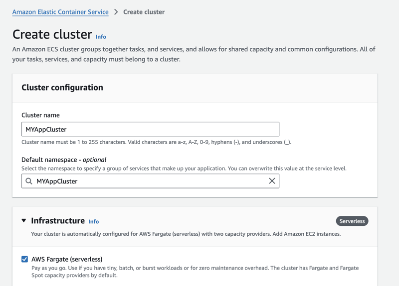 Part  Deploying a PHP (Laravel) application to Amazon ECS