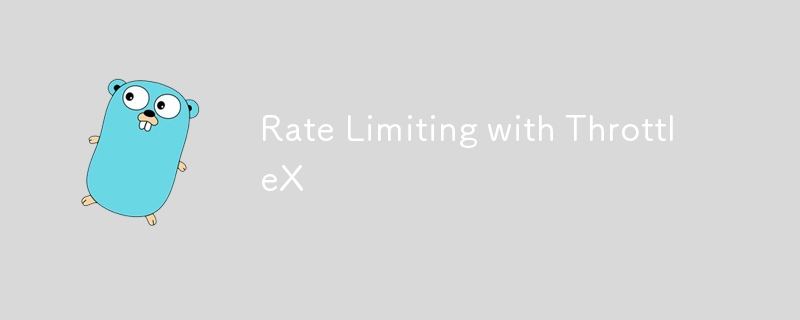 Rate Limiting with ThrottleX