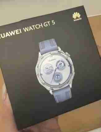 Huawei Watch GT 5 unboxing footage shows rumoured OLED display before release