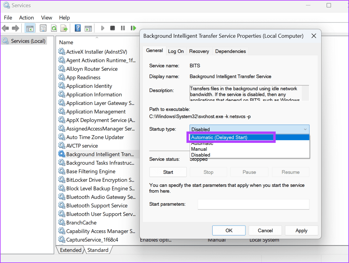 Fix: Background Intelligent Transfer Service (BITS) Keeps Stopping