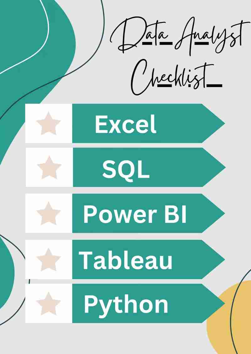 Data Analyst Checklist
