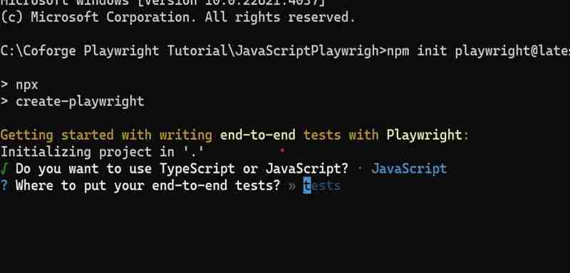 Automation using Playwright and TypeScript and JavaScript