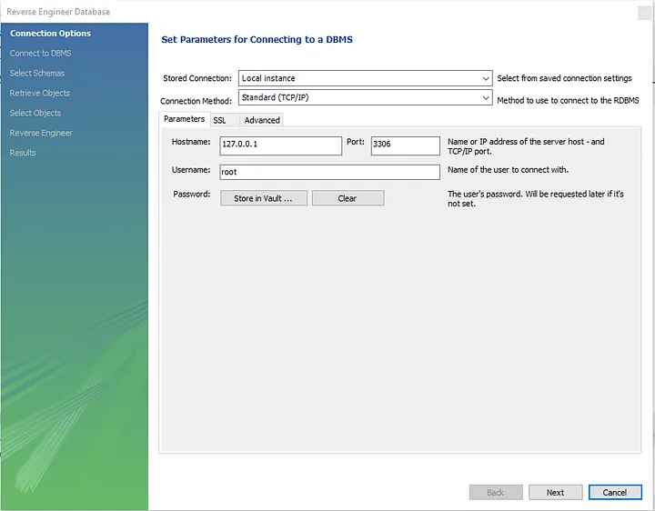 ER Diagrams in MYSQL workbench