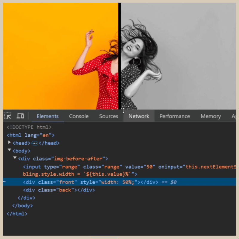 Simple Image Comparison in CSS