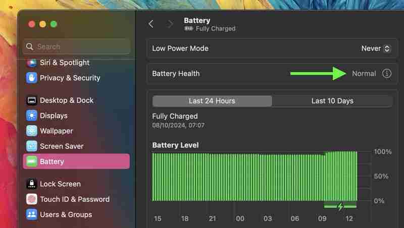 Check the Battery Health of Your Apple Silicon MacBook