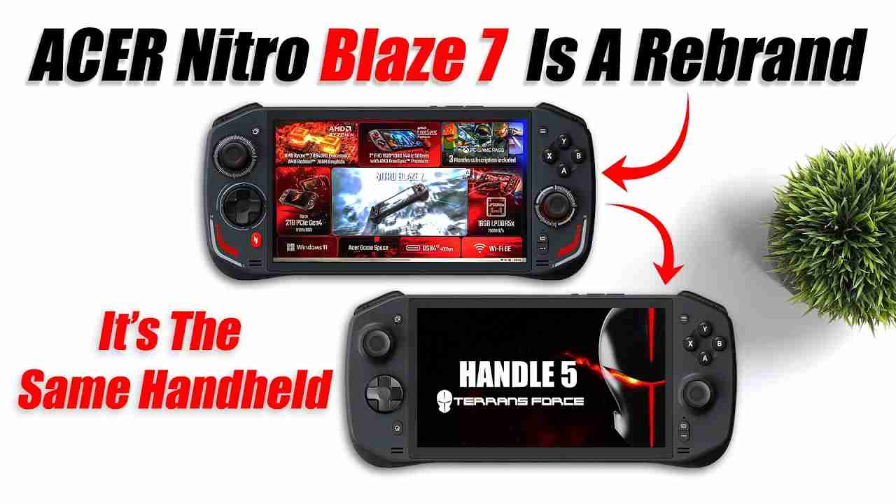 Acer Nitro Blaze 7 turns out to be a rebranded Chinese gaming handheld