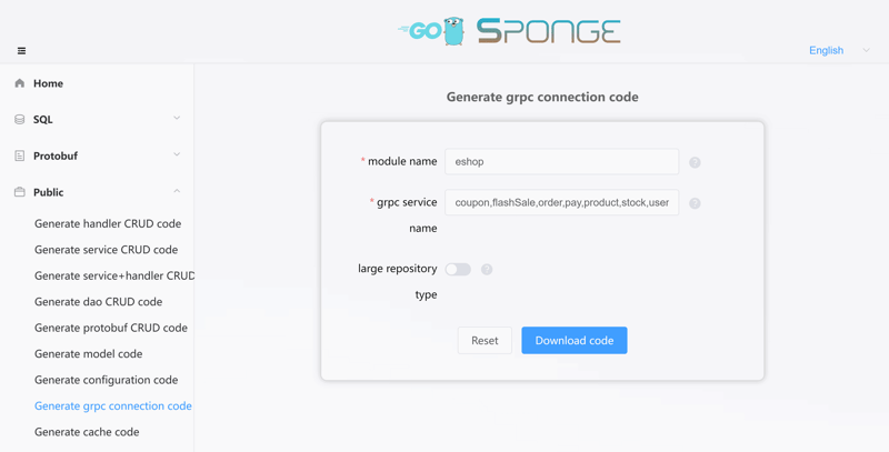 Quickly and easily implement a high-performance e-commerce system by sponge dtm