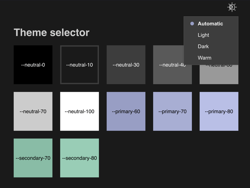 CSS Theme Selector with Automatic Mode [Tutorial]