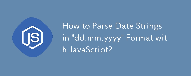 How to Parse Date Strings in \