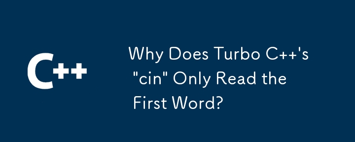 Why Does Turbo C  \'s \