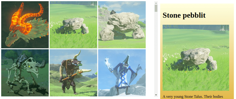 Learn how to create a API-backed Zelda BOTW monster gallery web component in <lines (Modulo.js)