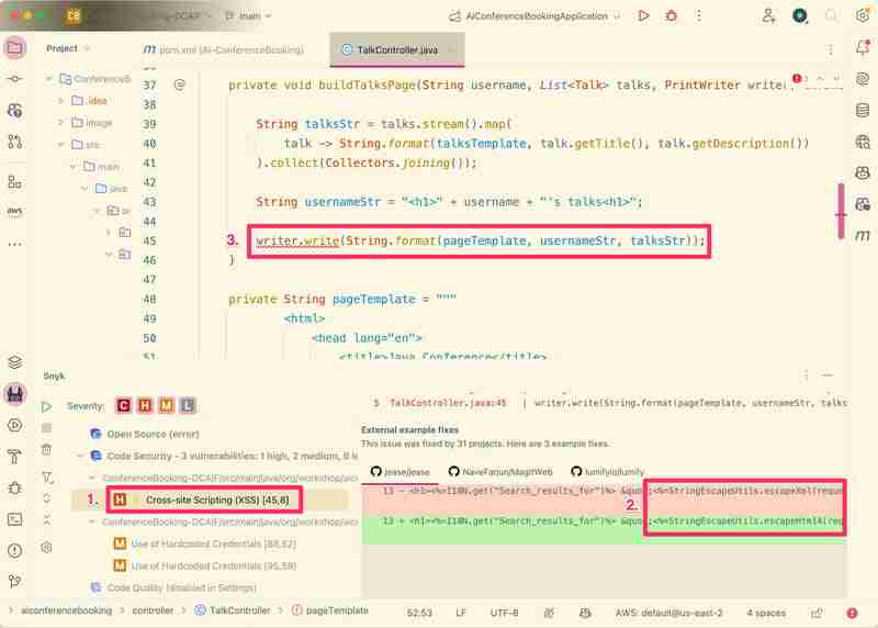 Automatically fix code vulnerabilities with AI