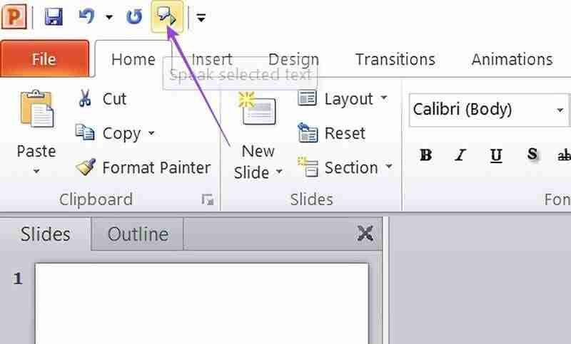 How to Use PowerPoint Speak to Read Your Presentation Text