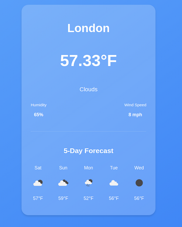 How to Build a Weather App in React