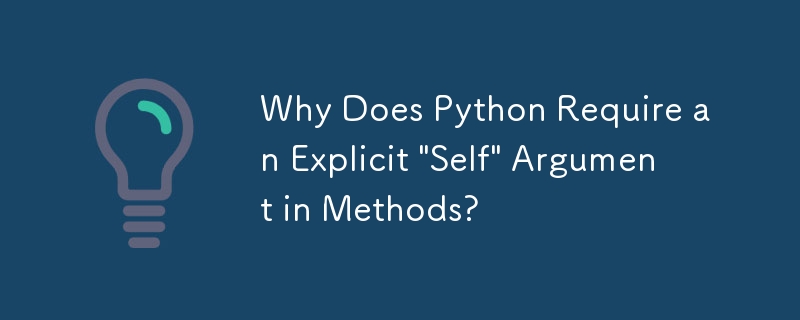 Why Does Python Require an Explicit \