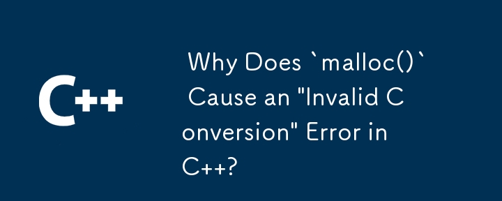  Why Does `malloc()` Cause an \