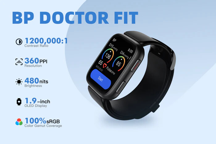 BP Doctor Fit blood pressure smartwatch now available more widely