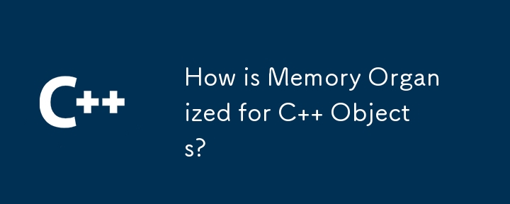 How is Memory Organized for C   Objects? 
