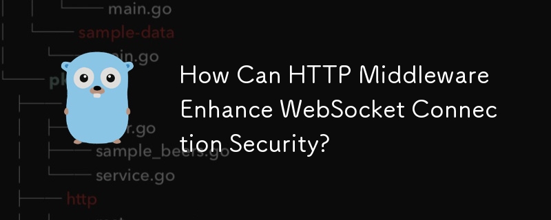 How Can HTTP Middleware Enhance WebSocket Connection Security? 
