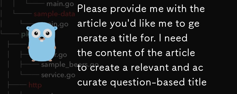 Please provide me with the article you'd like me to generate a title for. I need the content of the article to create a relevant and accurate question-based title. 
