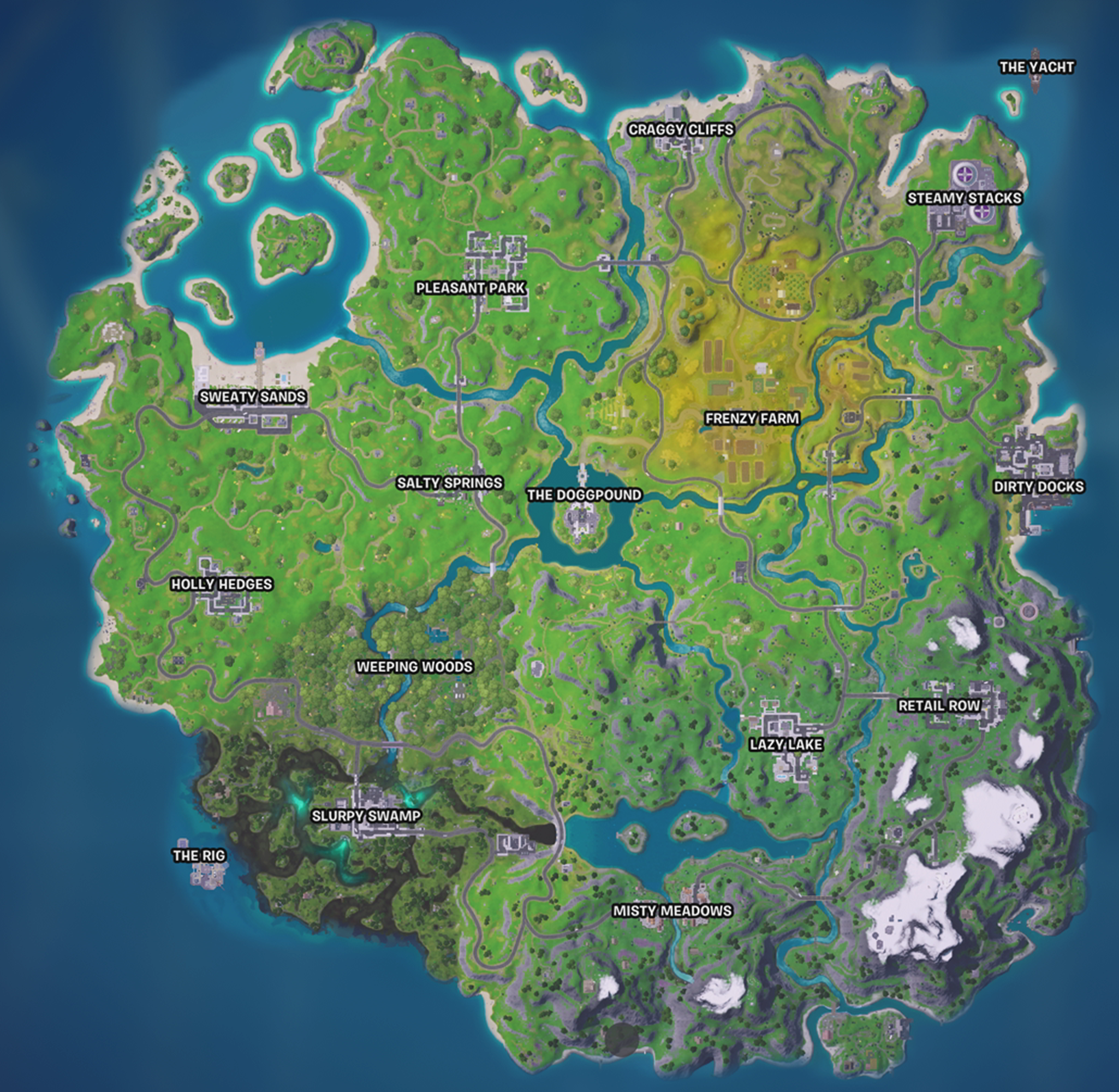 Fortnite Chapter 2 Remix new guns, weapons, vehicles, and map list