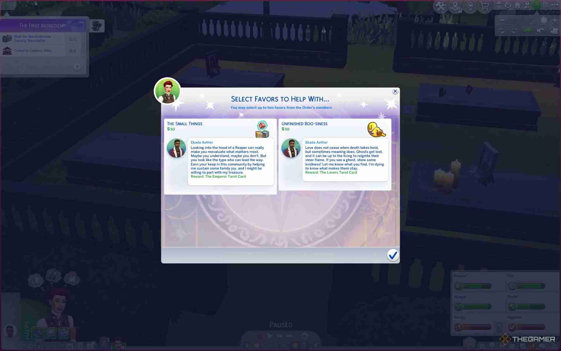 The Sims 4: Life & Death - Tarot Deck Guide