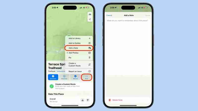 iOS 18: Use New Library and Notes Features in Apple Maps