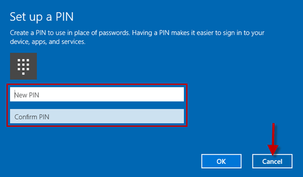 How to Remove Forgotten PIN in Windows 10