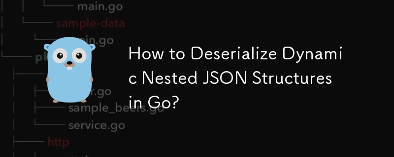 How to Deserialize Dynamic Nested JSON Structures in Go? 
