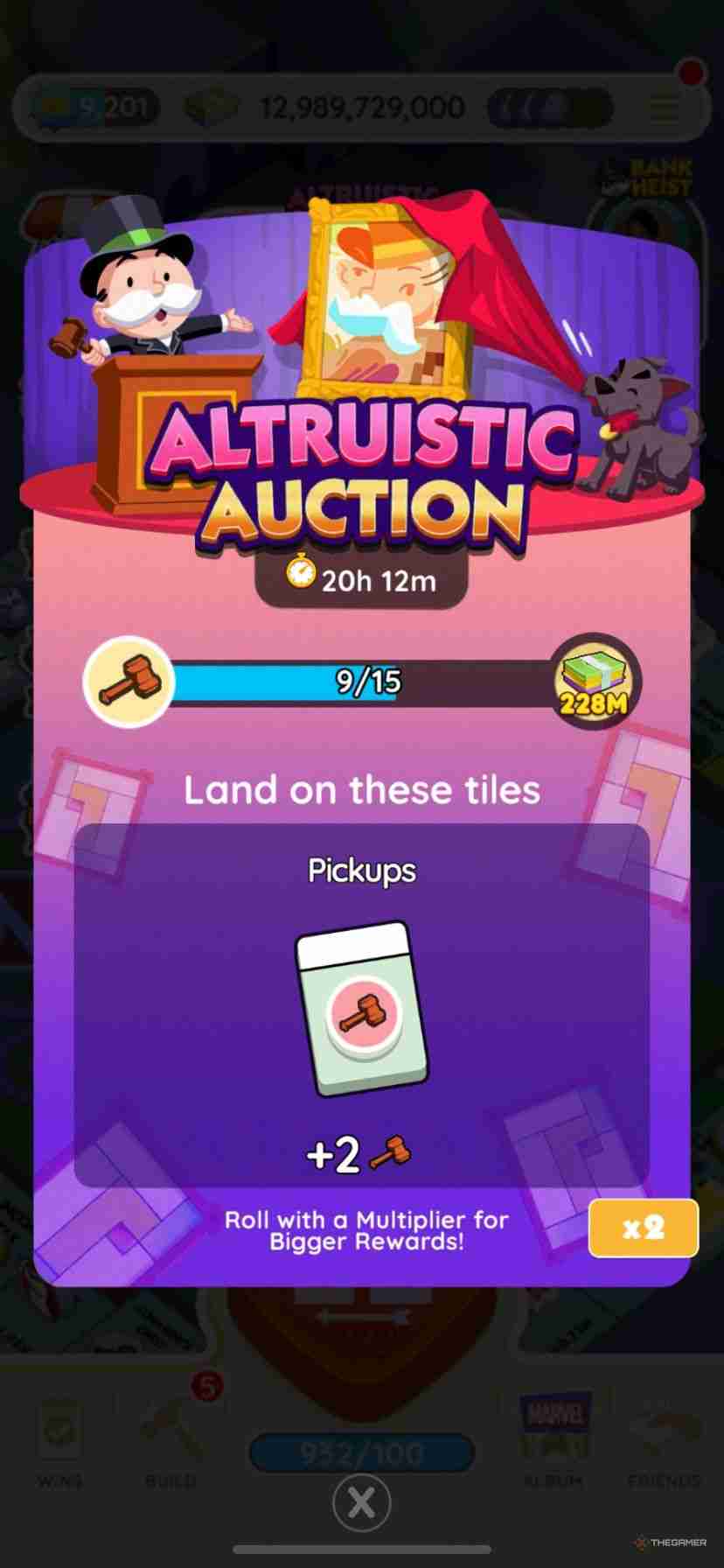 Monopoly Go: Altruistic Auction Rewards Guide (November 10-12)